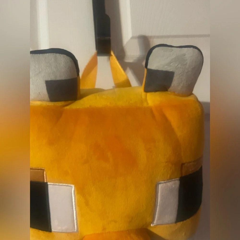 Minecraft‎ Fox Plush Mini Backpack Kids Orange Character Bag NWT